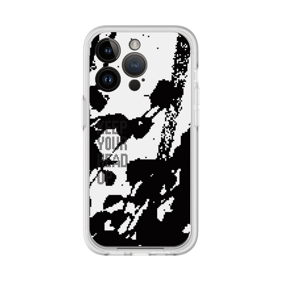 Slim Protection Premium Case［ オリジナル - ドットオーバーレイ - KEEP YOUR HEAD UP/C ］