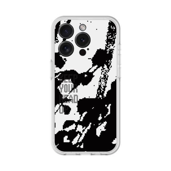 Slim Protection Premium Case［ オリジナル - ドットオーバーレイ - KEEP YOUR HEAD UP/C ］