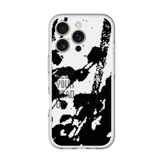 Slim Protection Premium Case［ オリジナル - ドットオーバーレイ - KEEP YOUR HEAD UP/C ］
