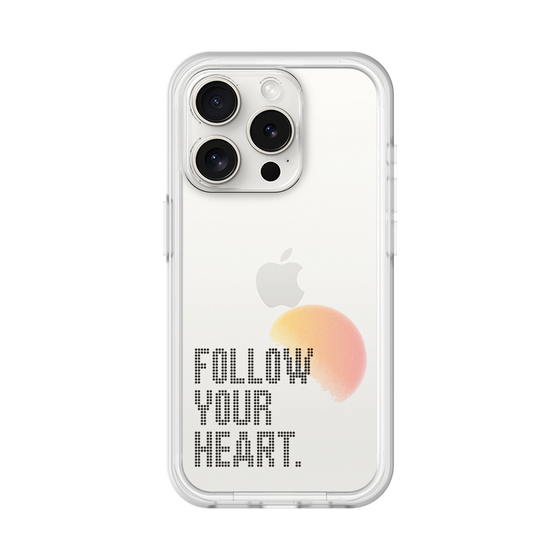Slim Protection Premium Case［ オリジナル - ドットオーバーレイ - FOLLOW YOUR HEART/A ］
