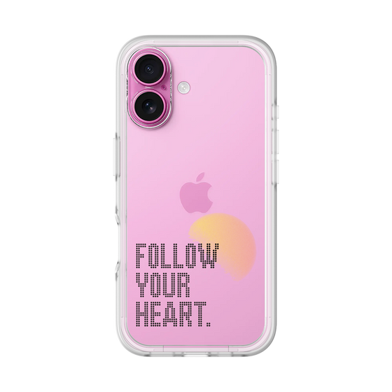 Slim Protection Premium Case［ オリジナル - ドットオーバーレイ - FOLLOW YOUR HEART/A ］