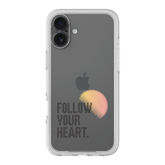 Slim Protection Premium Case［ オリジナル - ドットオーバーレイ - FOLLOW YOUR HEART/A ］