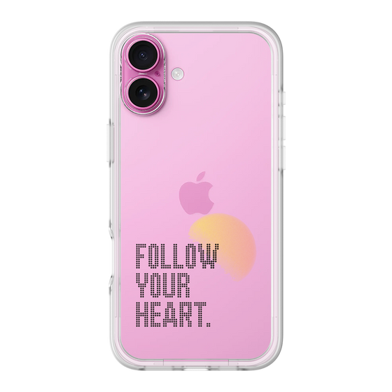 Slim Protection Premium Case［ オリジナル - ドットオーバーレイ - FOLLOW YOUR HEART/A ］