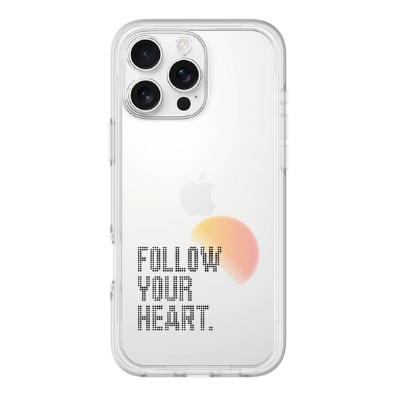 Slim Protection Premium Case［ オリジナル - ドットオーバーレイ - FOLLOW YOUR HEART/A ］