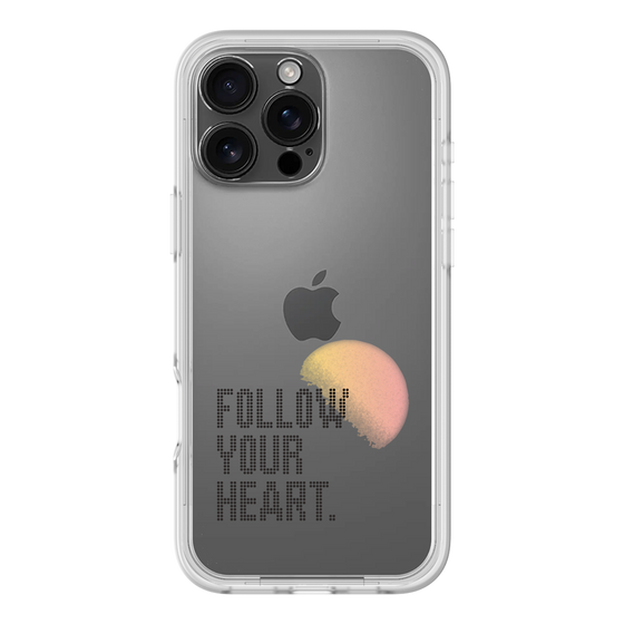 Slim Protection Premium Case［ オリジナル - ドットオーバーレイ - FOLLOW YOUR HEART/A ］