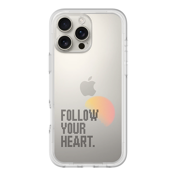 Slim Protection Premium Case［ オリジナル - ドットオーバーレイ - FOLLOW YOUR HEART/A ］