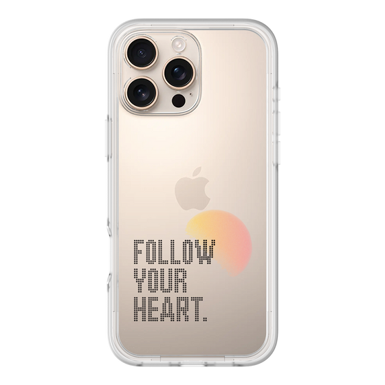 Slim Protection Premium Case［ オリジナル - ドットオーバーレイ - FOLLOW YOUR HEART/A ］