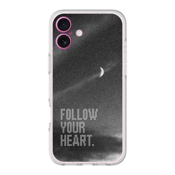 Slim Protection Premium Case［ オリジナル - ドットオーバーレイ - FOLLOW YOUR HEART/B ］
