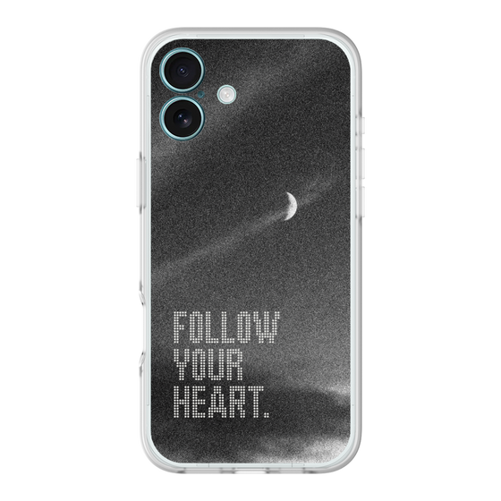 Slim Protection Premium Case［ オリジナル - ドットオーバーレイ - FOLLOW YOUR HEART/B ］