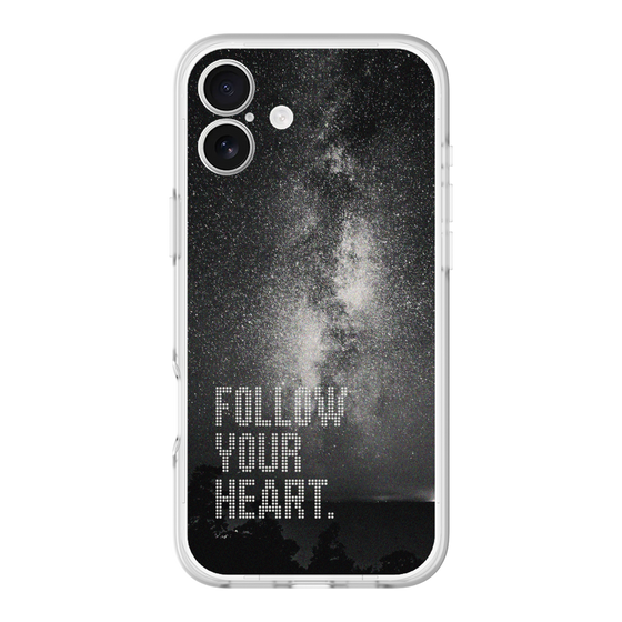 Slim Protection Premium Case［ オリジナル - ドットオーバーレイ - FOLLOW YOUR HEART/C ］