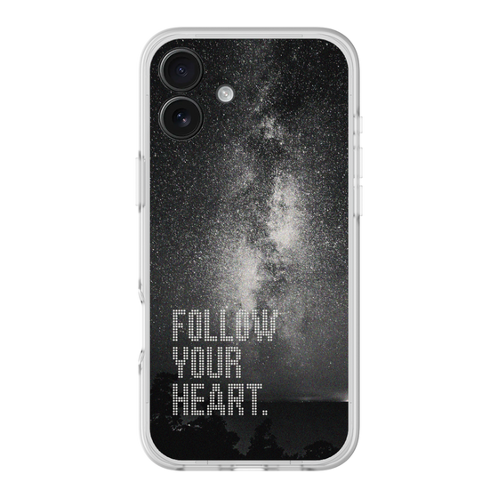 Slim Protection Premium Case［ オリジナル - ドットオーバーレイ - FOLLOW YOUR HEART/C ］