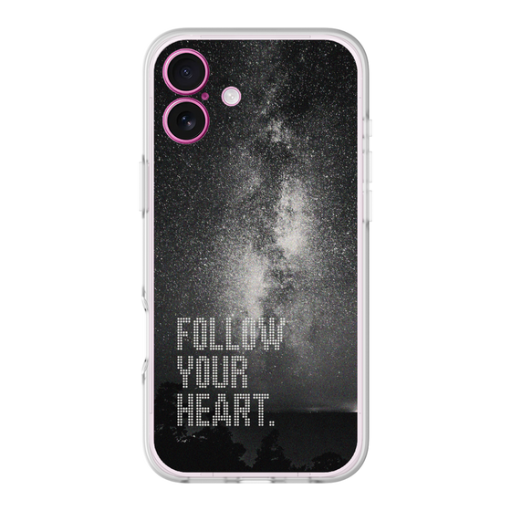 Slim Protection Premium Case［ オリジナル - ドットオーバーレイ - FOLLOW YOUR HEART/C ］