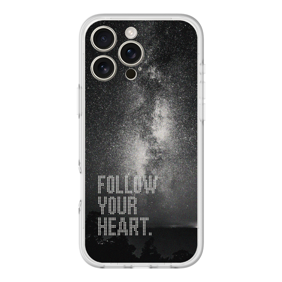 Slim Protection Premium Case［ オリジナル - ドットオーバーレイ - FOLLOW YOUR HEART/C ］