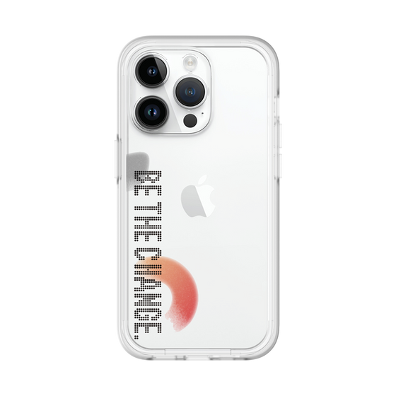 Slim Protection Premium Case［ オリジナル - ドットオーバーレイ - BE THE CHANGE/A ］