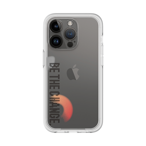 Slim Protection Premium Case［ オリジナル - ドットオーバーレイ - BE THE CHANGE/A ］