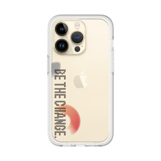 Slim Protection Premium Case［ オリジナル - ドットオーバーレイ - BE THE CHANGE/A ］