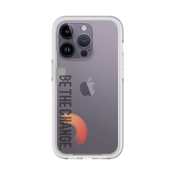 Slim Protection Premium Case［ オリジナル - ドットオーバーレイ - BE THE CHANGE/A ］