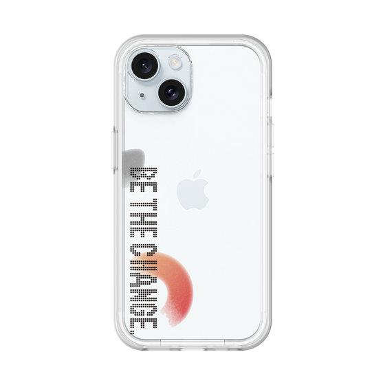 Slim Protection Premium Case［ オリジナル - ドットオーバーレイ - BE THE CHANGE/A ］