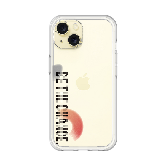 Slim Protection Premium Case［ オリジナル - ドットオーバーレイ - BE THE CHANGE/A ］