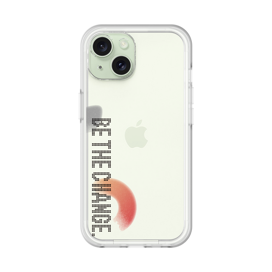 Slim Protection Premium Case［ オリジナル - ドットオーバーレイ - BE THE CHANGE/A ］