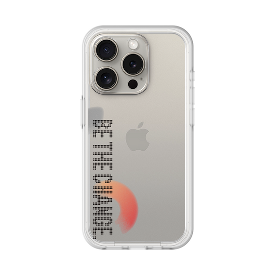 Slim Protection Premium Case［ オリジナル - ドットオーバーレイ - BE THE CHANGE/A ］