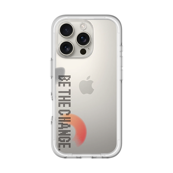 Slim Protection Premium Case［ オリジナル - ドットオーバーレイ - BE THE CHANGE/A ］