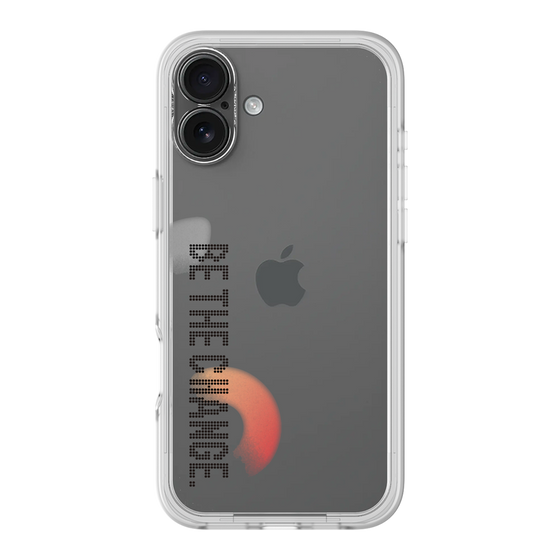 Slim Protection Premium Case［ オリジナル - ドットオーバーレイ - BE THE CHANGE/A ］