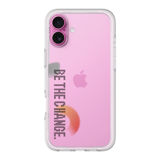 Slim Protection Premium Case［ オリジナル - ドットオーバーレイ - BE THE CHANGE/A ］