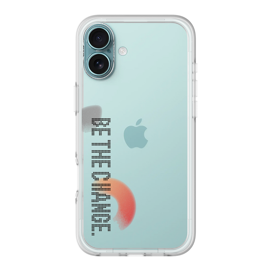 Slim Protection Premium Case［ オリジナル - ドットオーバーレイ - BE THE CHANGE/A ］
