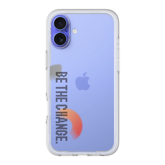Slim Protection Premium Case［ オリジナル - ドットオーバーレイ - BE THE CHANGE/A ］