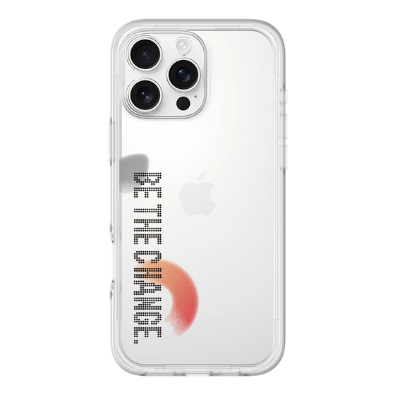 Slim Protection Premium Case［ オリジナル - ドットオーバーレイ - BE THE CHANGE/A ］