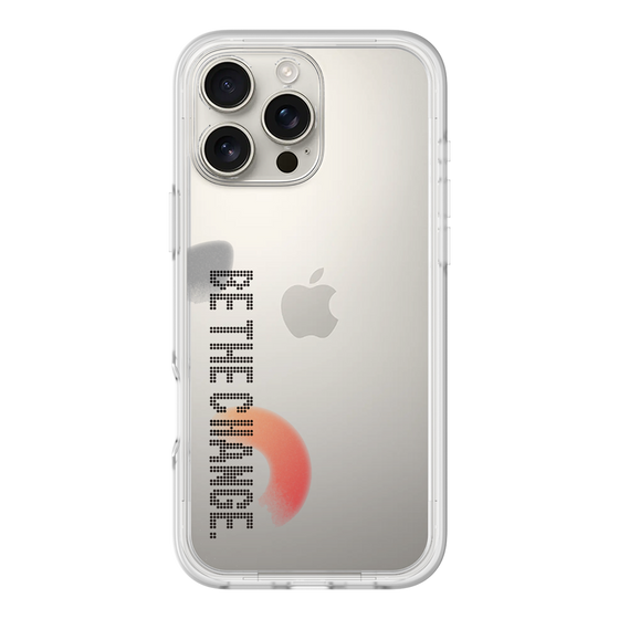 Slim Protection Premium Case［ オリジナル - ドットオーバーレイ - BE THE CHANGE/A ］