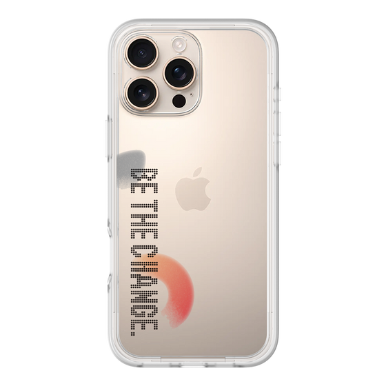Slim Protection Premium Case［ オリジナル - ドットオーバーレイ - BE THE CHANGE/A ］