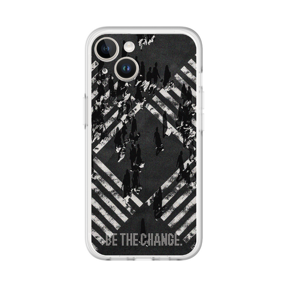 Slim Protection Premium Case［ オリジナル - ドットオーバーレイ - BE THE CHANGE/B ］
