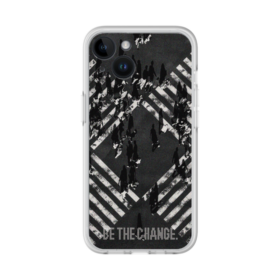 Slim Protection Premium Case［ オリジナル - ドットオーバーレイ - BE THE CHANGE/B ］