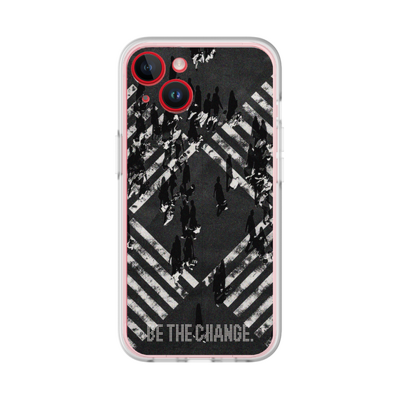 Slim Protection Premium Case［ オリジナル - ドットオーバーレイ - BE THE CHANGE/B ］