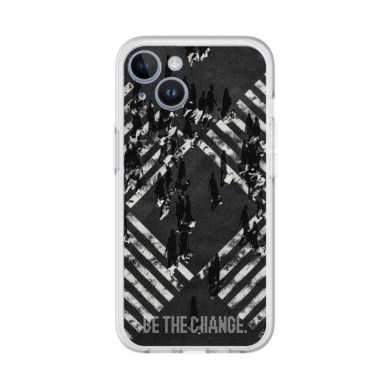 Slim Protection Premium Case［ オリジナル - ドットオーバーレイ - BE THE CHANGE/B ］