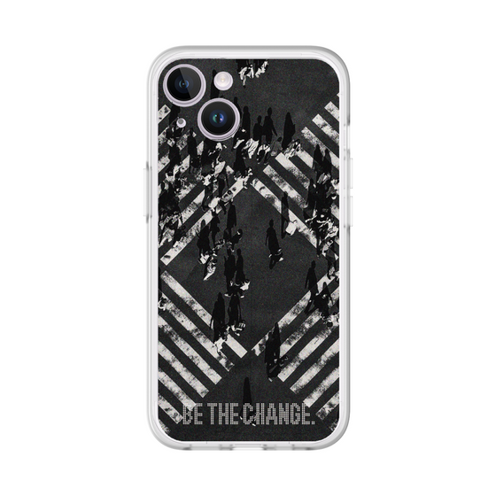 Slim Protection Premium Case［ オリジナル - ドットオーバーレイ - BE THE CHANGE/B ］