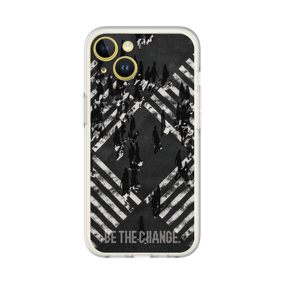 Slim Protection Premium Case［ オリジナル - ドットオーバーレイ - BE THE CHANGE/B ］