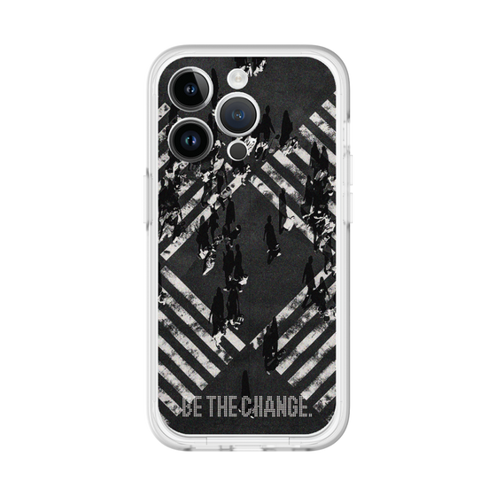 Slim Protection Premium Case［ オリジナル - ドットオーバーレイ - BE THE CHANGE/B ］