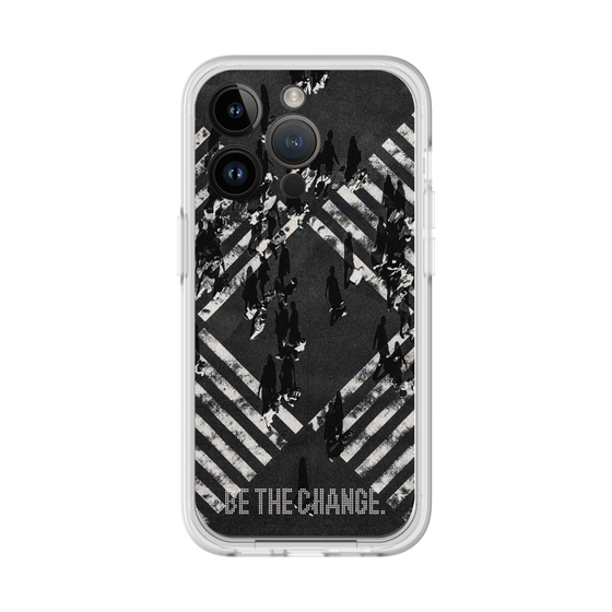 Slim Protection Premium Case［ オリジナル - ドットオーバーレイ - BE THE CHANGE/B ］