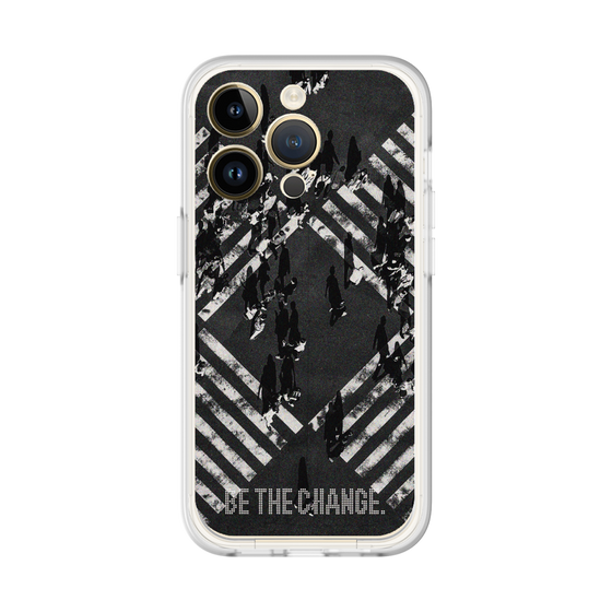 Slim Protection Premium Case［ オリジナル - ドットオーバーレイ - BE THE CHANGE/B ］