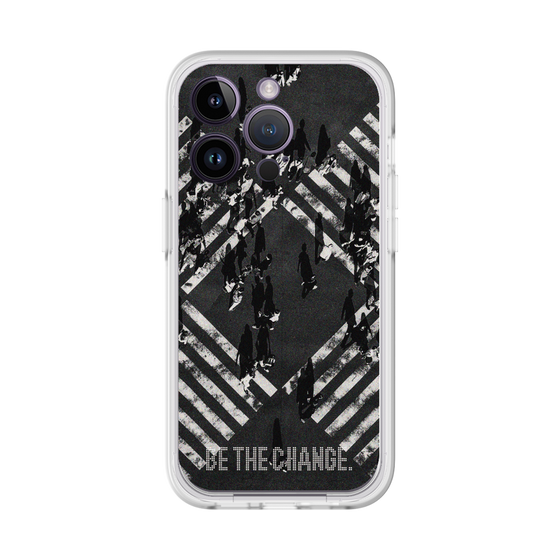 Slim Protection Premium Case［ オリジナル - ドットオーバーレイ - BE THE CHANGE/B ］