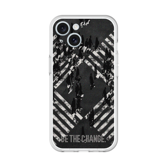 Slim Protection Premium Case［ オリジナル - ドットオーバーレイ - BE THE CHANGE/B ］