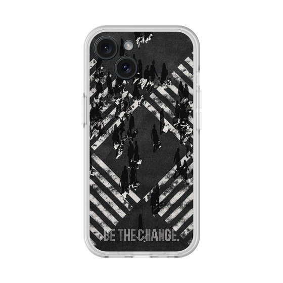 Slim Protection Premium Case［ オリジナル - ドットオーバーレイ - BE THE CHANGE/B ］