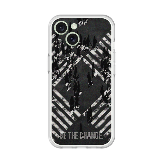 Slim Protection Premium Case［ オリジナル - ドットオーバーレイ - BE THE CHANGE/B ］
