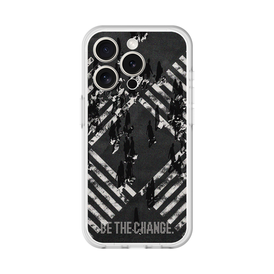 Slim Protection Premium Case［ オリジナル - ドットオーバーレイ - BE THE CHANGE/B ］