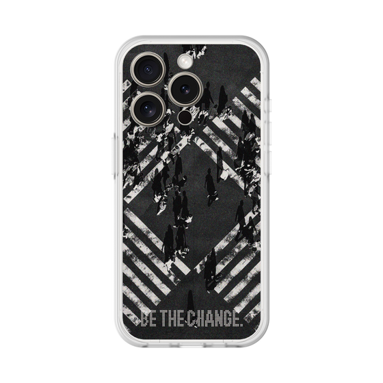 Slim Protection Premium Case［ オリジナル - ドットオーバーレイ - BE THE CHANGE/B ］