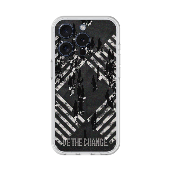 Slim Protection Premium Case［ オリジナル - ドットオーバーレイ - BE THE CHANGE/B ］