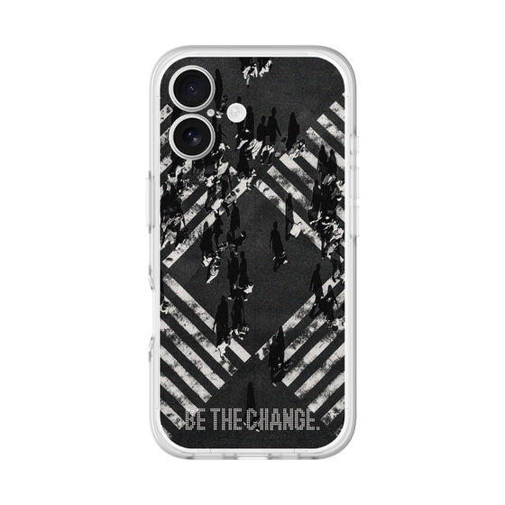 Slim Protection Premium Case［ オリジナル - ドットオーバーレイ - BE THE CHANGE/B ］